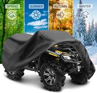 Housse imperméable à l'eau, à la neige, à la pluie ou au soleil, avec protection UV pour quad, convient à la plupart des véhicules VTT.