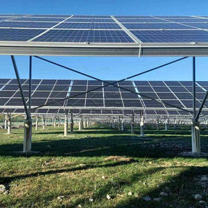 Maßgeschneidertes Design für 1MW 2MW Projekt Verzinkte Stahl-Solarpanel-Bodenhalterung - Product Image 4