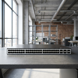Commutateur réseau S6730-H48X6C (48 ports SFP+ 10G, 6 ports QSFP28 40GE, mise à niveau de licence optionnelle vers 6 ports QSFP28 100GE, alimentation simple) - Product Image 1