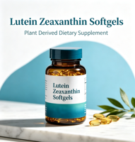 Gummies à la lutéine et à la zéaxanthine, complément alimentaire d'origine végétale, étiquette privée OEM