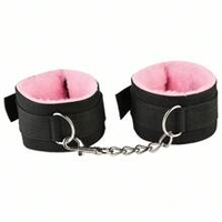 Ensemble de Contrainte BDSM Tout-en-un Rose en Peluche avec Menottes, Fouet, Bouche Bâillonnée à Balle, Bandeau pour les Yeux, Jouets Sexuels pour Couples et Massage Adulte