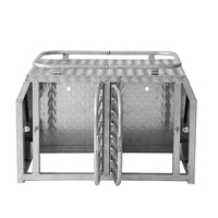 Cage pour chien, en aluminium, de luxe, niche, boîte de transport, nouveau design, vente en gros
