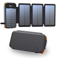 Batterie Externe Solaire Pliable Portable USB-C à Charge Rapide pour l'Extérieur, Marque Privée OEM