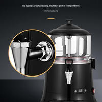 Distributeur de boissons chaudes multifonctionnel commercial : machine à chocolat chaud, chauffe-lait, café et thé avec robinet