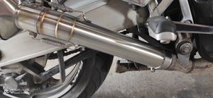 Tubo de Escape medio para motocicleta Yamaha FZS <span class=keywords><strong>600</strong></span>, 1998-2003 <span class=keywords><strong>Fazer</strong></span>, <span class=keywords><strong>Honda</strong></span> CB1300, 03-13Slip on - Product Image 6