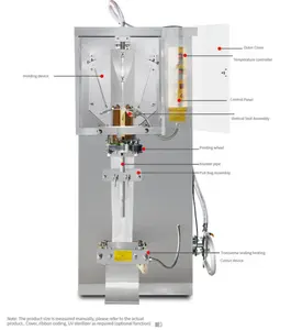 Enchimento líquido automático e selagem máquina água suco Sachet sacos bolsa máquina de embalagem