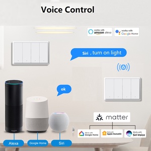 Interrupteur WiFi intelligent compatible HomeKit, 2 modules, sans neutre, compatible <span class=keywords><strong>HomePod</strong></span>, commande vocale Siri, module relais 240V - Product Image 3