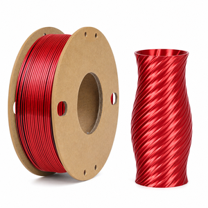Filament PLA Soie Métallique Premium LONGQI 1,75 mm 250 g – Matériau d'impression 3D de luxe, brillant et soyeux pour la décoration intérieure - Product Image 1