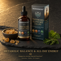 Gouttes liquides de soutien de la thyroïde OEM ODM sous marque privée 120ml – Complément alimentaire avec étiquette de bouteille personnalisée