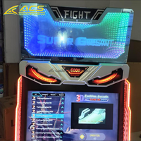 Machine d'arcade de combat ACS, cabinet vertical de 32 pouces, commandes par joystick et boutons.