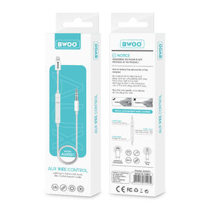 BWOO câble audio de <span class=keywords><strong>voiture</strong></span> tpe de haute qualité, câble <span class=keywords><strong>jack</strong></span> audio 3.5mm pour <span class=keywords><strong>iphone</strong></span> - Product Image 6