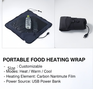 Multi-Function Eco Friendly Self-Stick Food <b>Heating</b> Bag, Fast <b>Heating</b> Custom Size Portable Food Warmer For Travel Picnic - Product Image 5