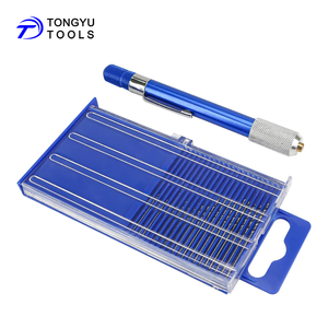 20pccs 61-80 # hss מיקרו מקדחה קצת סט עם סיכה vise עבור תכשיטי חרוז בעבודת יד קידוחים בקופסה - Product Image 1