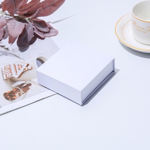 Wholesale Custom Simple Style Rectangle Cardboard Jewelry Boxes for <b>Small</b> Businesses with Square Patterned Pendants - Product Image 5