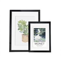 Bingkai Display Papan MDF Densitas Tinggi yang Dapat Disesuaikan, Bingkai Foto Kayu, Penyangga Puzzle/Poster A4/A3 untuk Dinding, untuk Penggunaan Studio