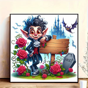 <span class=keywords><strong>Pintura</strong></span> <span class=keywords><strong>de</strong></span> Diamantes 5D DIY al por Mayor, Mosaico <span class=keywords><strong>de</strong></span> Diamantes <span class=keywords><strong>de</strong></span> Resina con Diseño <span class=keywords><strong>de</strong></span> <span class=keywords><strong>Vampiro</strong></span> <span class=keywords><strong>de</strong></span> Dibujos Animados, Tamaño Personalizable - Product Image 3