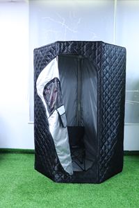 Портативная инфракрасная сауна из углеродного волокна, быстрое и равномерное нагревание, домашняя спа-палатка для детоксикации, снижения веса и снятия боли - Product Image 2