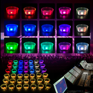 אירוע מותאם אישית מספק rfid אור למעלה הוביל צמיד אורכי צמיד אור אורכי - Product Image 3