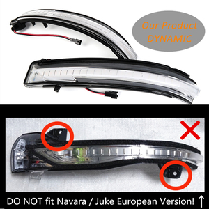 Luz indicadora de señal de giro dinámica LED para espejo lateral para <span class=keywords><strong>Nissan</strong></span> X-Trail Rogue Qashqai Terra Murano Z52 <span class=keywords><strong>Juke</strong></span> Navara Pathfinder - Product Image 6