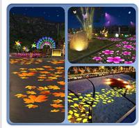 Proyektor Gobo Indoor/Outdoor 60W 80W 150W Kustom, Lampu LED Putar untuk Iklan, Ra80, Bodi Aluminium Alloy, IP67, Cahaya Putih Dingin Tinggi