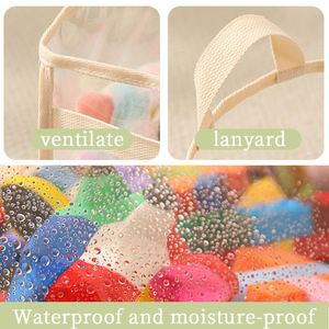 กระเป๋าจัดเก็บของกันน้ำแบบใส PVC สำหรับหนังสือของเล่นเสื้อผ้า - Product Image 6