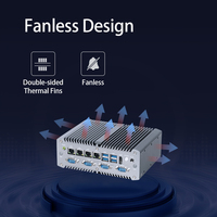 Mini PC industriel In-tel core i5 i7 i9 DDR4 8USB RS485 4LAN HD-MI GPIO 6 COM WiFi 3G 4G Module ordinateur sans ventilateur