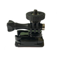 Vente directe d'usine, support de caméra pour casque de sécurité rotatif à 360 degrés, adhésif, pour casque de moto, Go Pro, CE RoHs