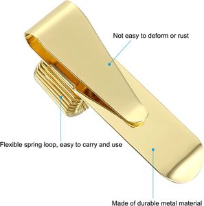 Clip de stylo horizontal en acier pour infirmière et médecin, avec boucle à ressort, anneau en spirale, support de stylo en métal argenté pour stylo et carnet - Product Image 2
