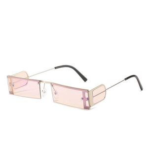 Nouvelles lunettes de soleil carrées tendance UV400, monture rectangulaire en alliage, petites lunettes de soleil pour femmes 2021 - Product Image 4