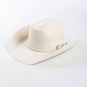 Sombrero Vaquero Blanco de Moda al por Mayor para Hombre y Mujer, Nueva Colección de Sombreros Western, Sombrero Vaquero Elegante y Moderno - Product Image 2
