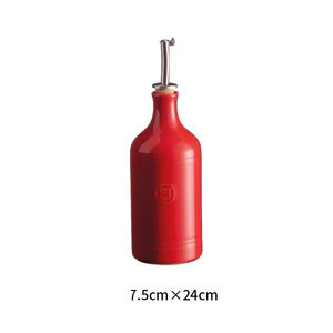 OEM ODM Ensemble de bouteilles de sauce soja en céramique Bouteille de distributeur d'<span class=keywords><strong>huile</strong></span> d'olive classique décorative de <span class=keywords><strong>raisin</strong></span> personnalisée Bouteille de vinaigre en céramique <span class=keywords><strong>Cuisine</strong></span> - Product Image 4