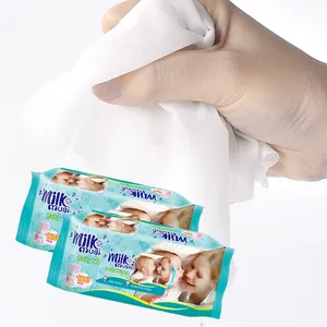 Ececo Thân Thiện Với Lingettes Bebe 100% Biodegradable Hữu Cơ Baby Wipes Khăn Ướt Tre Với Nhãn Hiệu Riêng