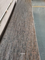 Placage en bois technique à texture marbre style ALPI - Décoration de luxe pour hôtels et yachts
