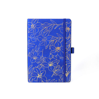 2025 usine A5 PU cuir Journal planificateur doux au toucher cahier en tissu à couverture rigide avec bande élastique