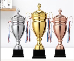 Trofeo personalizzato premio sport in metallo grande coppa <span class=keywords><strong>del</strong></span> trofeo <span class=keywords><strong>del</strong></span> <span class=keywords><strong>mondo</strong></span> di calcio - Product Image 2