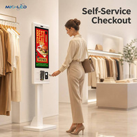 Terminal de paiement en espèces pour commande et encaissement, borne de libre-service, équipement de kiosque, distributeur automatique, kiosques de paiement pour restaurants et magasins d'alimentation
