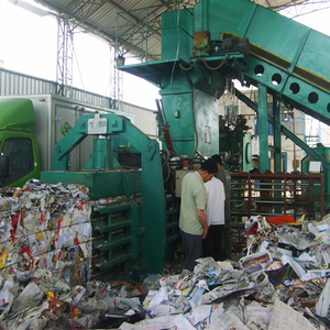 Sử Dụng Quần Áo Chai Nhựa Máy Đóng Gói Thủy Lực Tông Báo Chí Baler Chất Thải Carton Máy Đóng Gói Với Giấy Vành Đai Trên Bán - Product Image 4