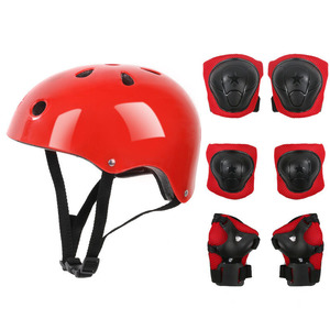 Enfants Patinage À Roulettes Casque De Sécurité Équilibrage Scooter Planche À Roulettes Patins À <span class=keywords><strong>Glace</strong></span> Équipement De Protection Ensemble - Product Image 2