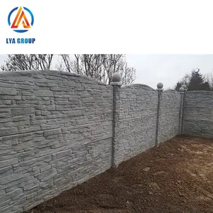 3D Wand dekoration Kunststein platte ABS Kunststoff Zaunform Fertigteil Zaun Beton form