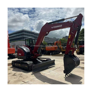 Excavadoras de cadenas usadas originales Yanmar Vio80, miniexcavadora de 8 toneladas, excavadora VI055 VI060 VIO80 en venta - Product Image 2