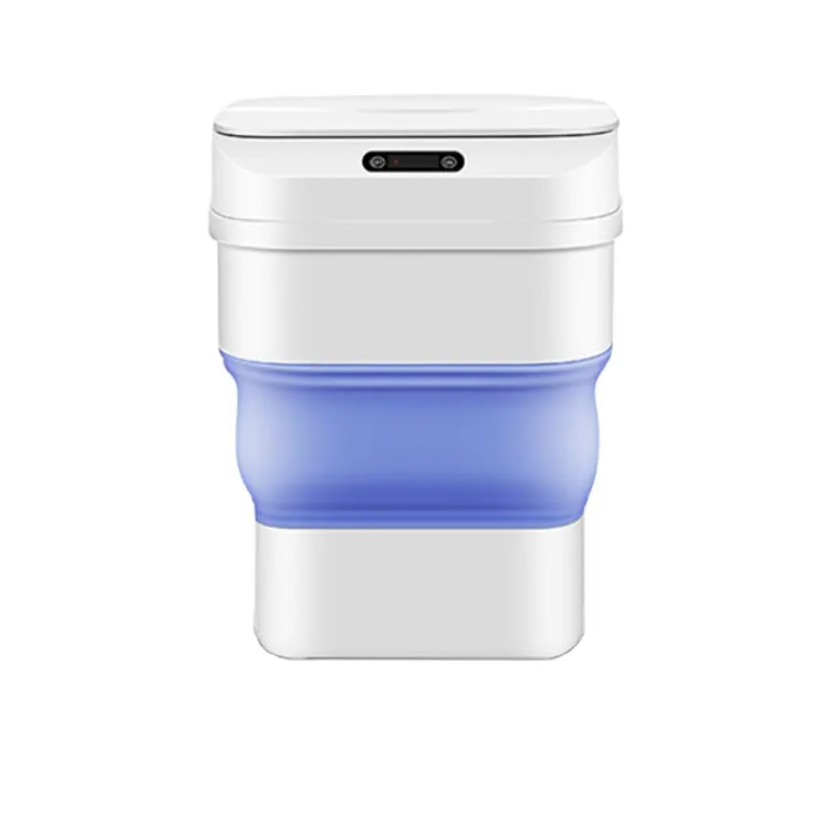 New Product Ideas 2021 Plastic 13.5L Foldable Kitchen Electric Battery Mini Intelligent Automatic Trash Can With Sensor