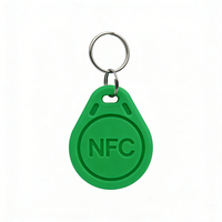 Llaveros NFC Personalizados, Llavero RFID NTAG213, Mini Etiqueta de PVC Impermeable para Control de Acceso en Hoteles, Instagram