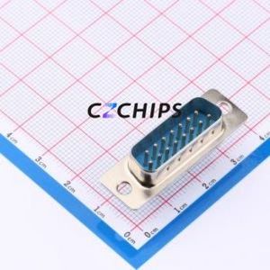 X0215WT7BL1 D-Sub/VGA Connector Through hole Component (THT) Connector Standard D-Sub Male 15P Through Hole - Product Image 1