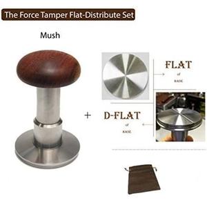 Logo personnalisé 51 53 58mm réglable Const pression et nivellement automatique plat distribuer ensemble inviolable automatique Impact café inviolable - Product Image 2