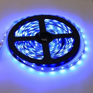 5M 3528 SMD RGB 12v防水柔性6色发光二极管条形灯luces发光二极管对位