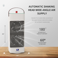 2023 bureau debout ventilateur oscillant personnel électronique USB humidificateur et ventilateur Double pulvérisation humidificateur de refroidissement par eau pour intérieur