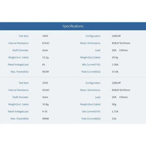 2550KV โดรนสำหรับแข่ง T-MOTOR V2306.5 900W อะไหล่เครื่องบินโดรนสำหรับแข่งแบบไม่มีแปรงถ่าน DC FPV - Product Image 3