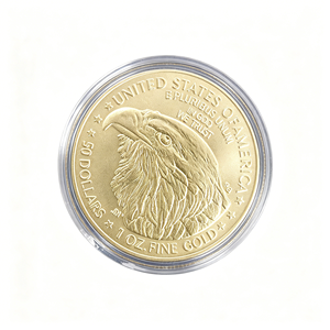 Moneta Commemorativa Artigianale in Metallo Placcato <span class=keywords><strong>Oro</strong></span> e Argento Bicolore 3D <span class=keywords><strong>Aquila</strong></span> della Libertà Americana - Product Image 3