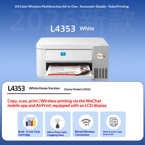 Imprimante Epson L4353 EcoTank à réservoir d'encre haute capacité, couleur A4, sans fil, tout-en-un, impression recto verso, copie, numérisation, usage domestique - Product Image 5
