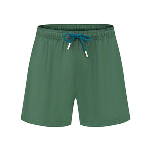 Pantaloncini da Spiaggia Rosso Vino di Qualità Superiore 100% Poliestere Impermeabili Tinta Unita per la Stagione Estiva Bikini Abbigliamento da Spiaggia - Product Image 6